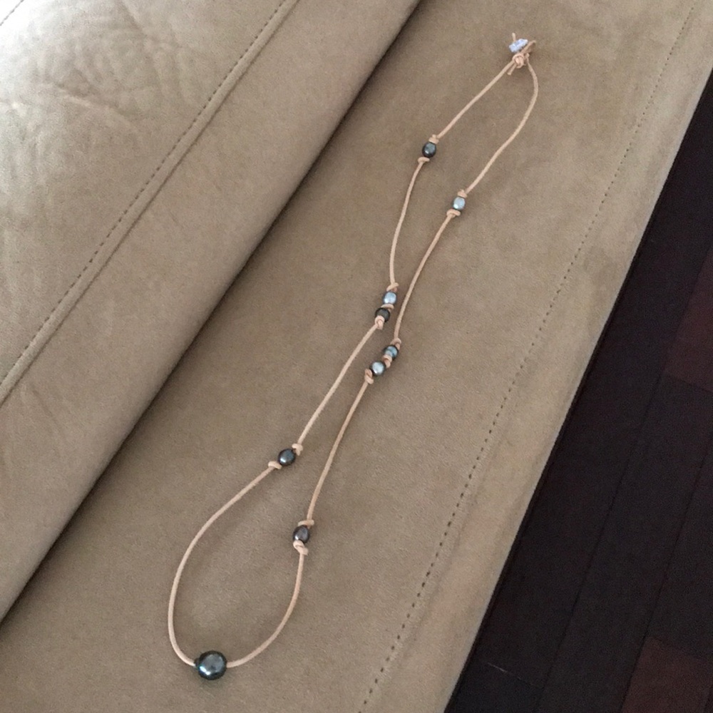 Tahitian necklace/wrap bracelet